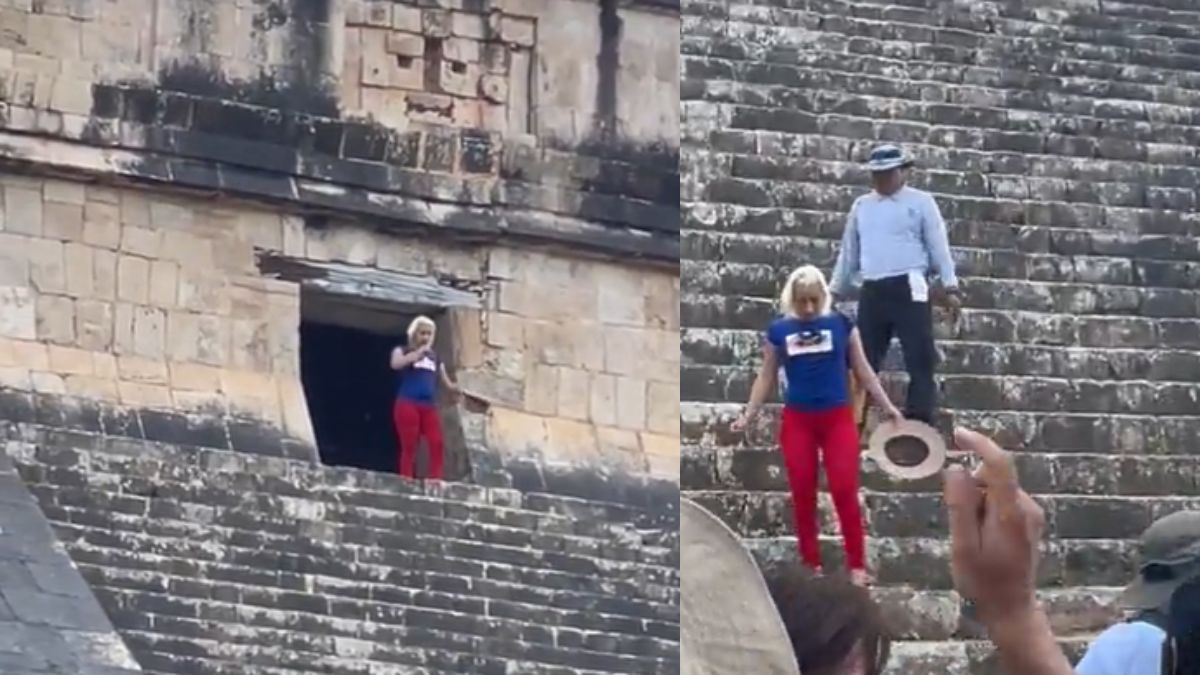 Tourist Attacked By Locals For Dancing On Mayan Pyramid. Visitors Are Banned From Doing These Things In Mexico! 