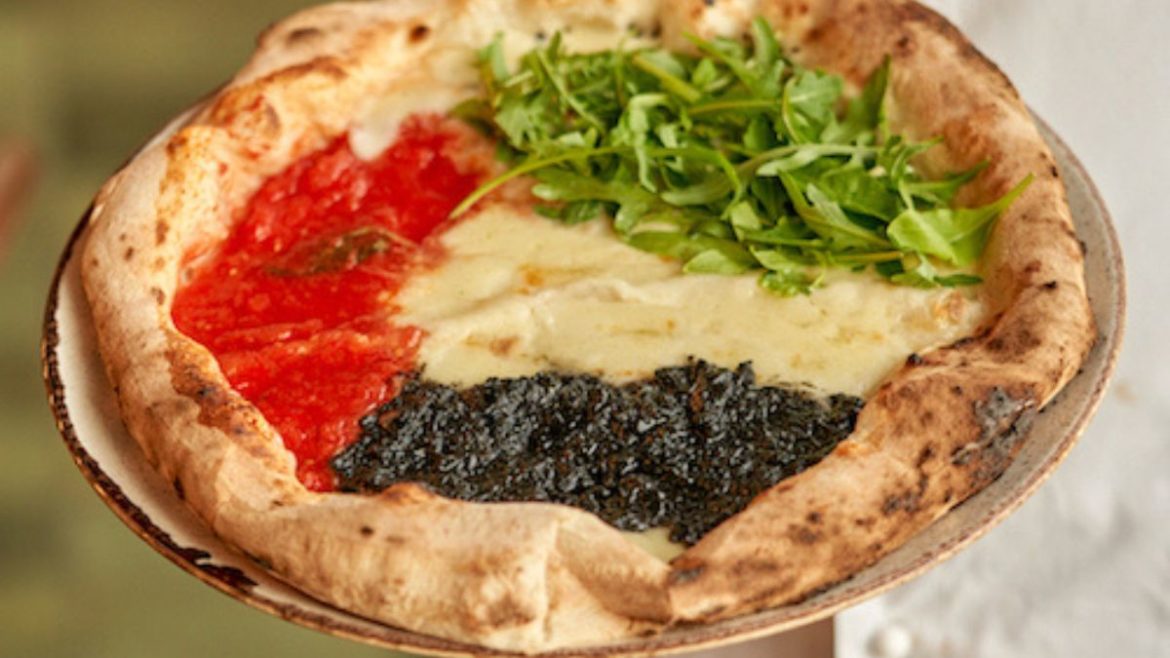 UAE flag pizza