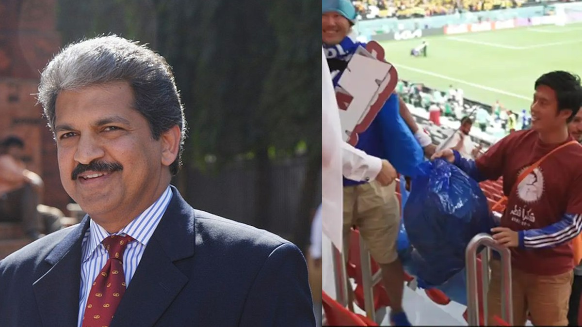 Anand Mahindra Shares Video Of Japanese Fans Cleaning Stadium After FIFA Opening Match. Hails Their Global Values
