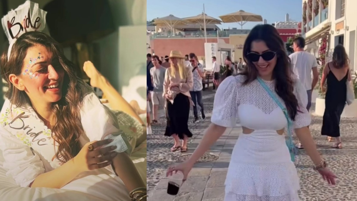 From Grooving On The Streets To Posing By The Pool: Hansika Motwani Enjoys ‘The Best Bachelorette Ever’ In Greece