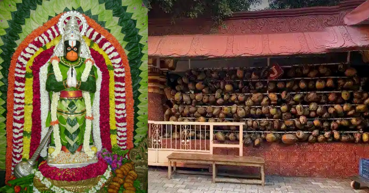 This 41-Year-Old Hanuman Temple In Bangalore Fulfils Your Deepest Desires If You Offer A Coconut