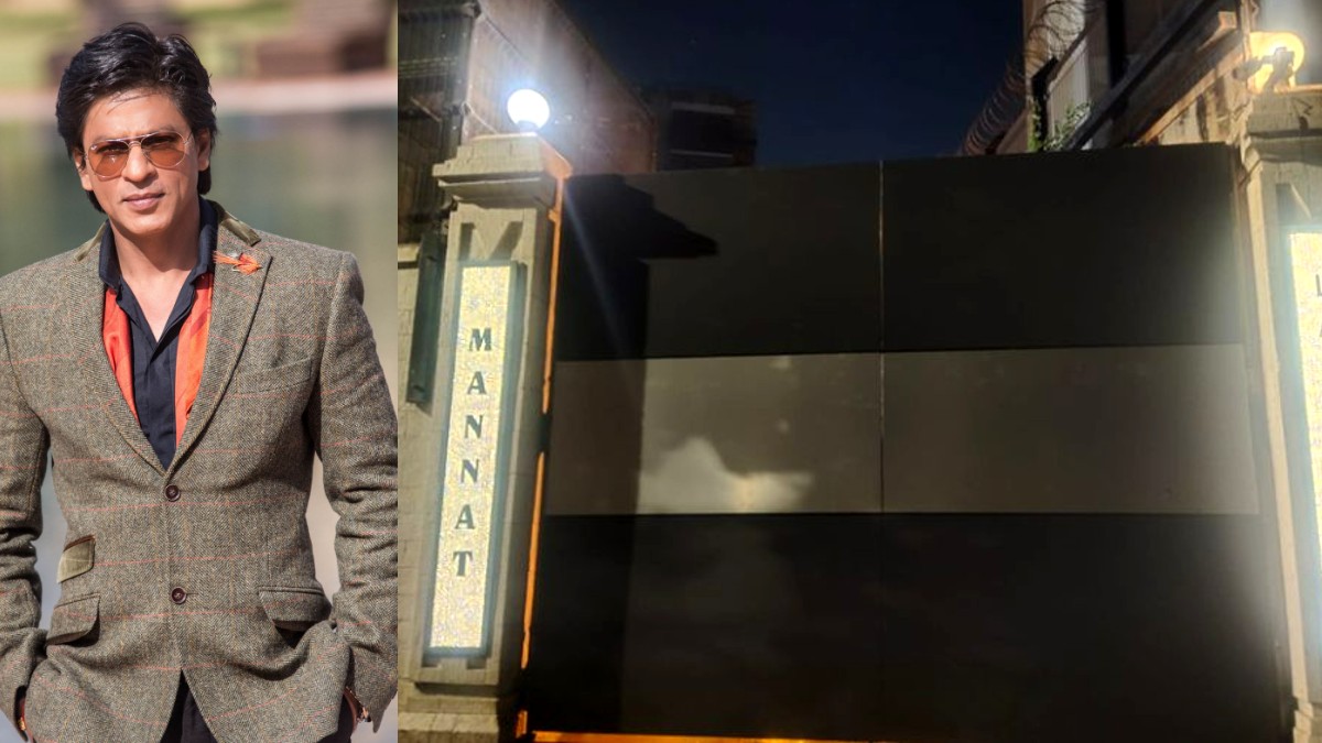Diamonds Are Forever: Shah Rukh Khan’s Mannat Adorned With New Diamond Studded Nameplate