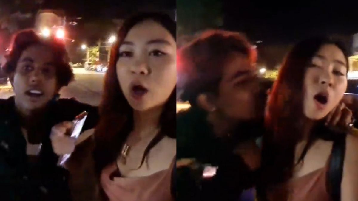 Two Mumbai Men Harass A South Korean YouTuber While She Was Streaming Live From The Streets! 