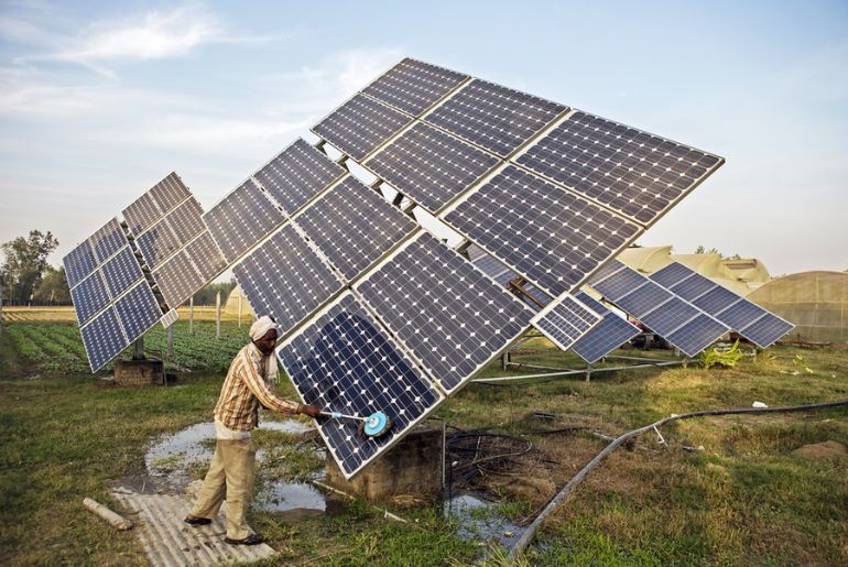 solar-powered village