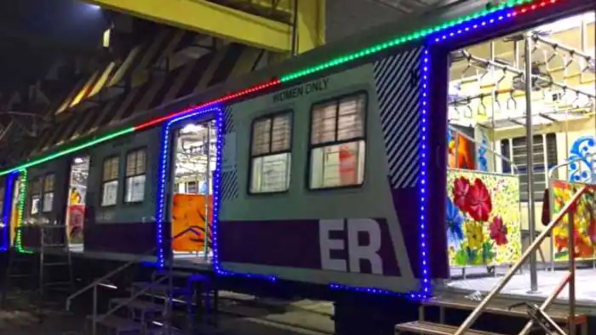 Eastern Railway Coaches Are Lit By Lights And Revamped With Art, Here Is A Glimpse