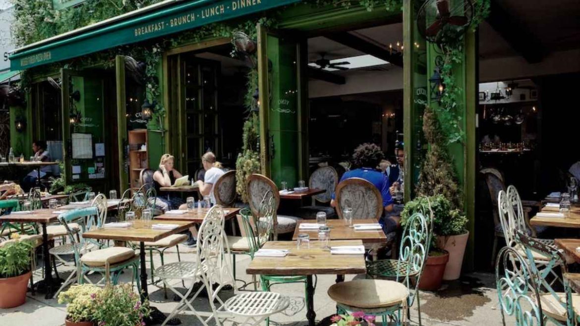 open-air restaurants