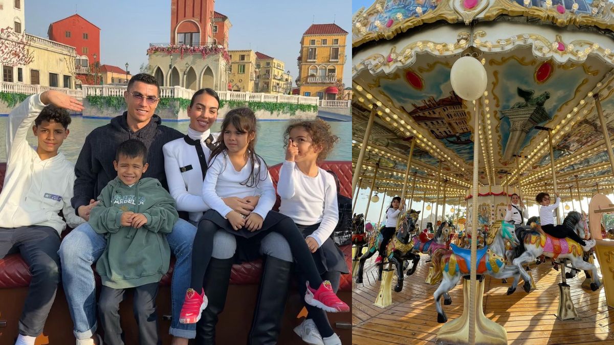 Riyadh’s Amusement Park Shuts Down For 2 hrs For Cristiano Ronaldo’s Family Day Out In The City
