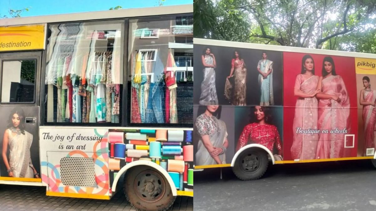 Inside India’s Boutique On Wheels. Yes, That’s A Shop Inside A Bus!