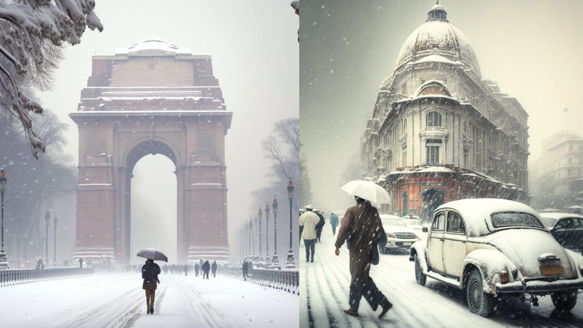 Wanna See Snow-Clad Kolkata & Delhi? Twitter User Creates Mesmerising AI-Generated Photos Of Cities Covered In Snow