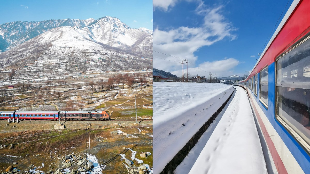This Snow-Covered Railway Station In Jammu & Kashmir Is Wowing The Internet. Let It Snow!