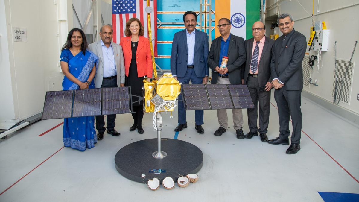 ISRO Breaks Coconut As Nisar Satellite Takes Off From America To Reach India For The 2024 Launch