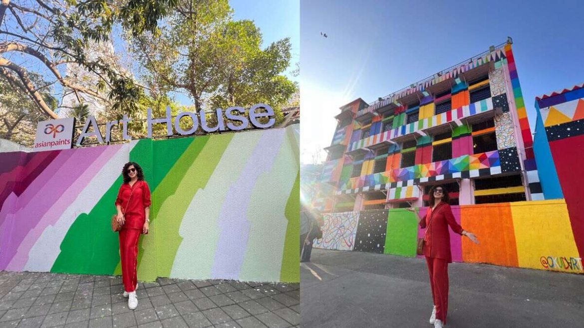 Kamiya Jani Explores Colourful Walls Of India At Mumbai Urban Art Festival