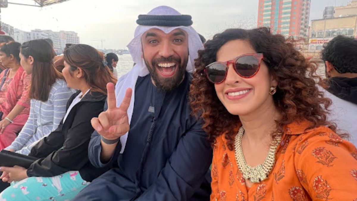 “Explore Dubai In One Dirham” Kamiya Jani & Khalid Al Ameri Go On An Abra Ride | Curly Tales