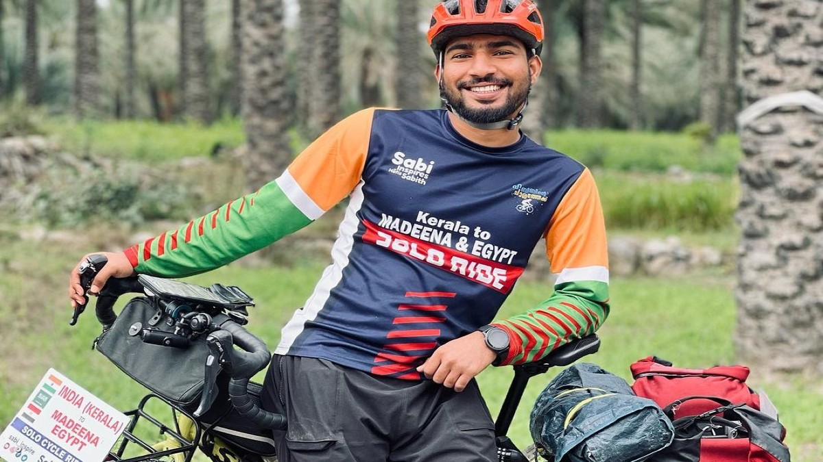 Ahmed Sabith Cycling To Egypt