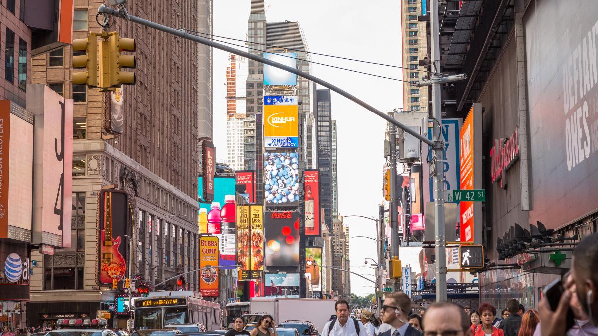 This Weekend In NYC Is Going To Be Big With Super Bowl On A Massive Screen In Times Square!