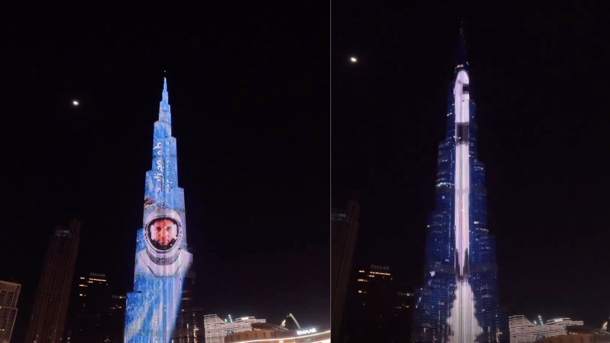 Burj Khalifa Pays A Towering Tribute To The UAE Space Mission Ahead Of Blast-Off Today