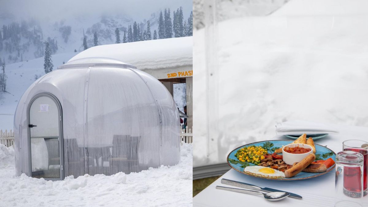 Dome Wala Love! There’s A Glass Igloo Cafe In Gulmarg Surrounded By Snow & Perfect For A Romantic Date