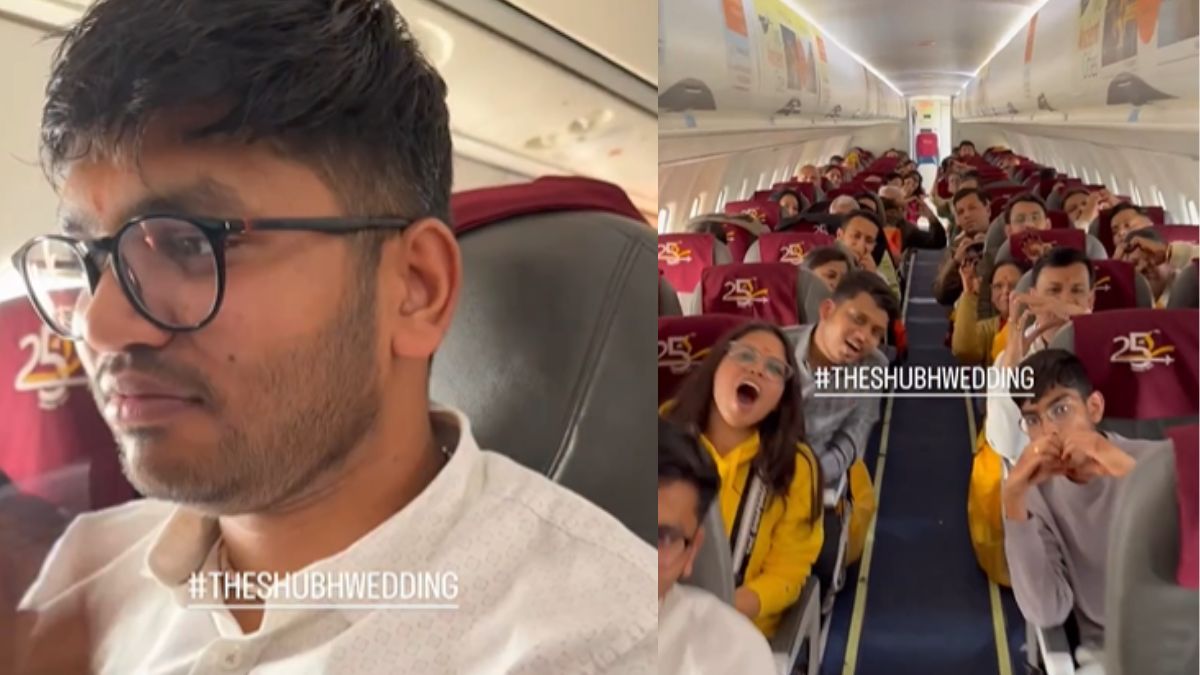 This Groom Books An Entire Plane For His Family To Attend His Wedding. Netizens’ Reactions Are Hilarious!