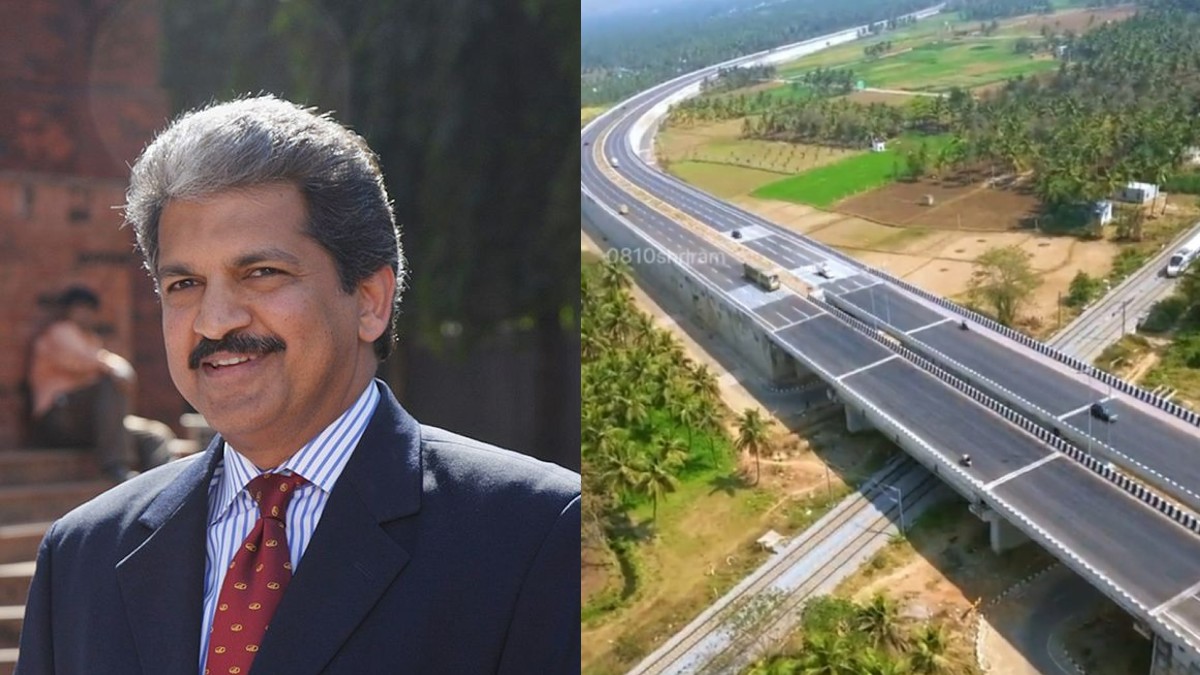 Anand Mahindra Shares Birds-Eye View Of Bengaluru-Mysuru Expressway. Lauds Global-Standard Infrastructure