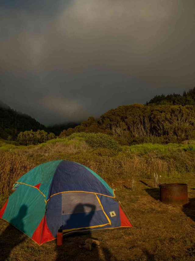 hilly campsites