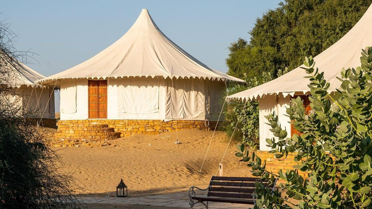 Tent Resorts Turned Luxurious! This Place In Jaisalmer Houses Circular Tents & Adds The Luxe To Your Glamping Experience