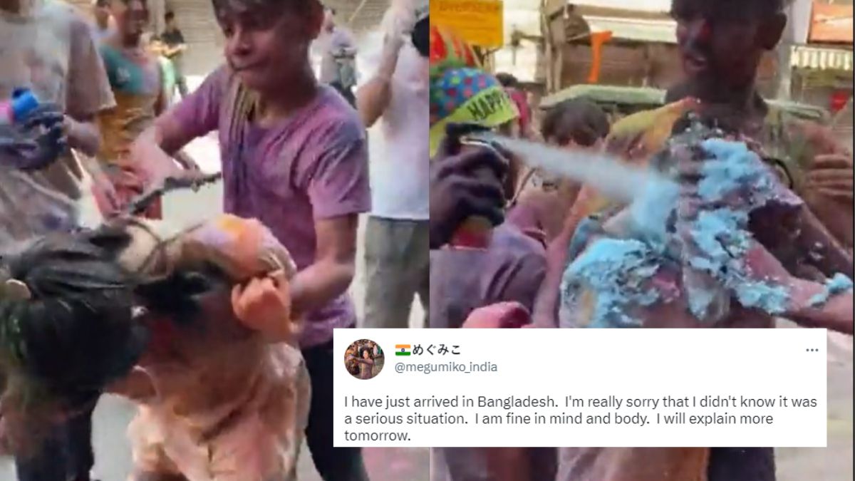 Harassed Japanese Tourist Shares The Holi Incident On Twitter. Take A Look!