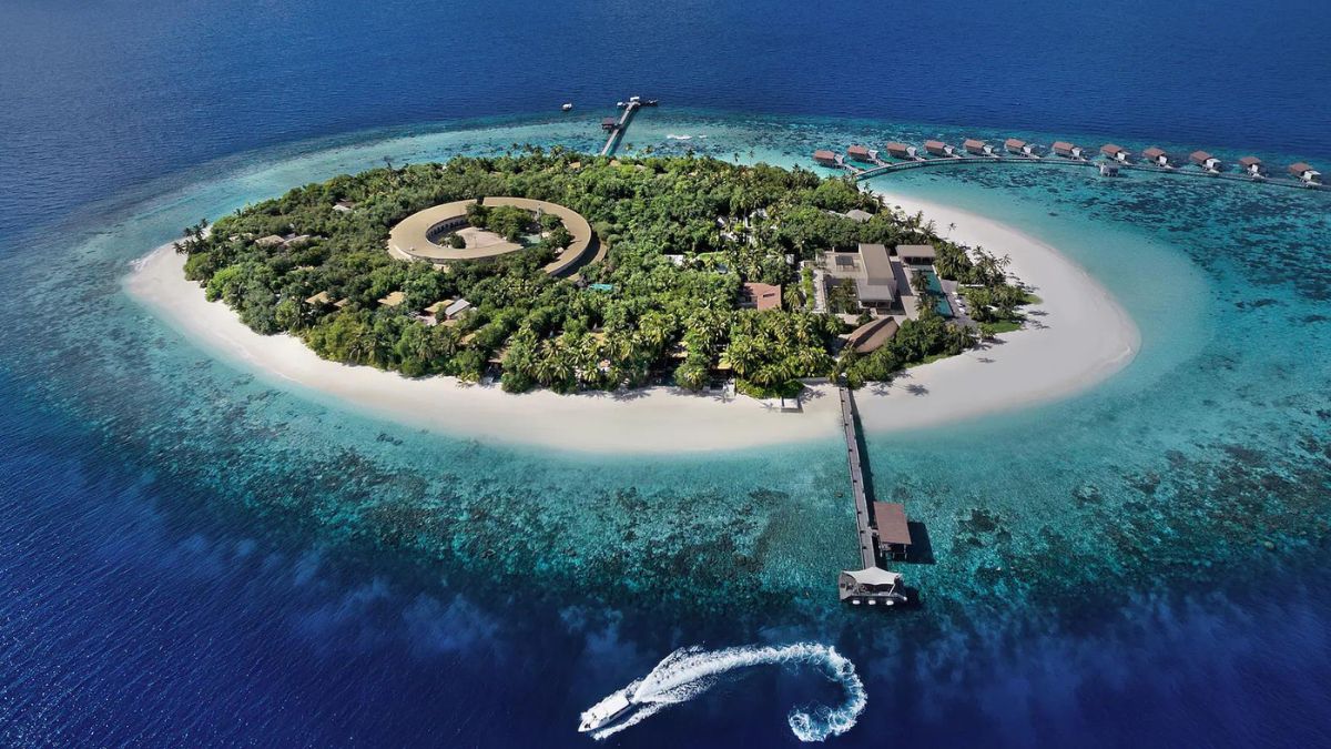 Located At A Remote Atoll In Maldives, You Can Reach This Resort Only By A Boat Ride