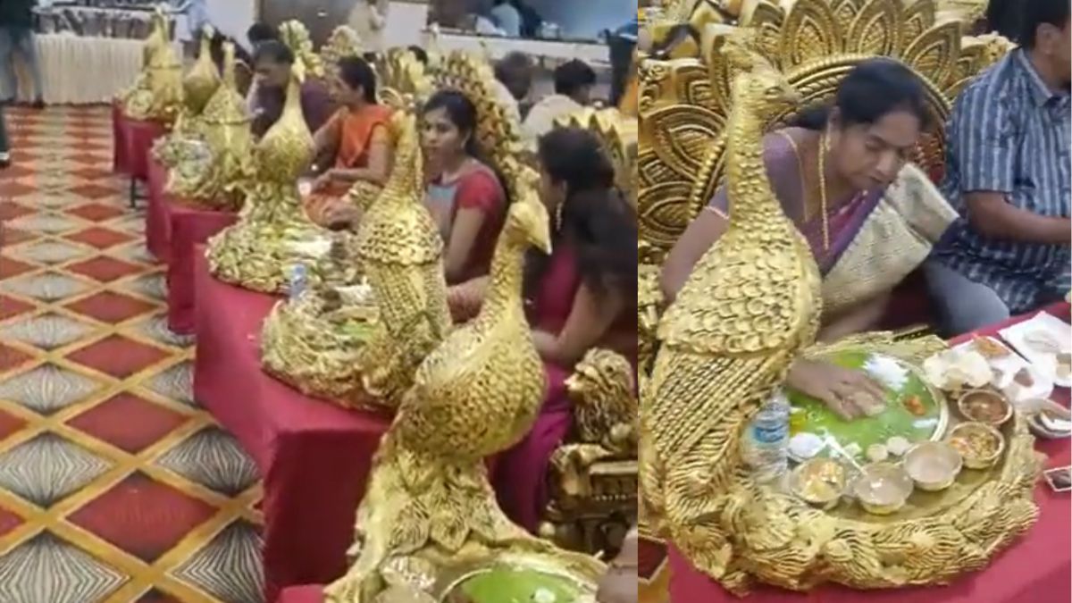 Harsh Goenka Shares Video Of Unique Peacock Thali Dining, Netizens Are Cracking ‘Mor” & ‘Mor’ Jokes