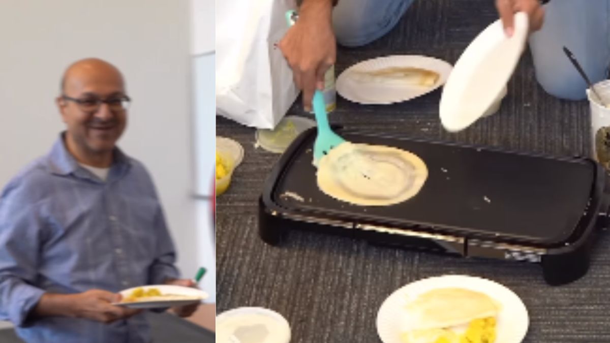 Student Makes Live Dosas In Class & The Internet Is Stanning The Professor’s Reaction