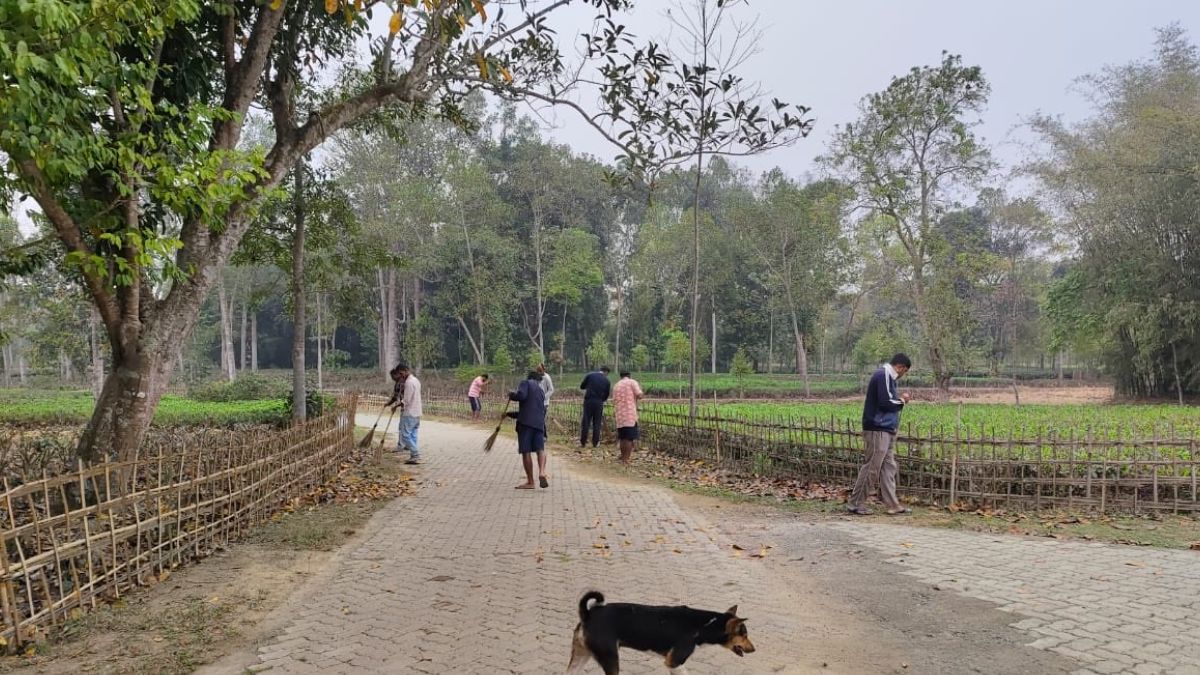 Assam’s Khumtai Village Residents Are Taking On A Happy Initiative Of Keeping Their Homes Clean