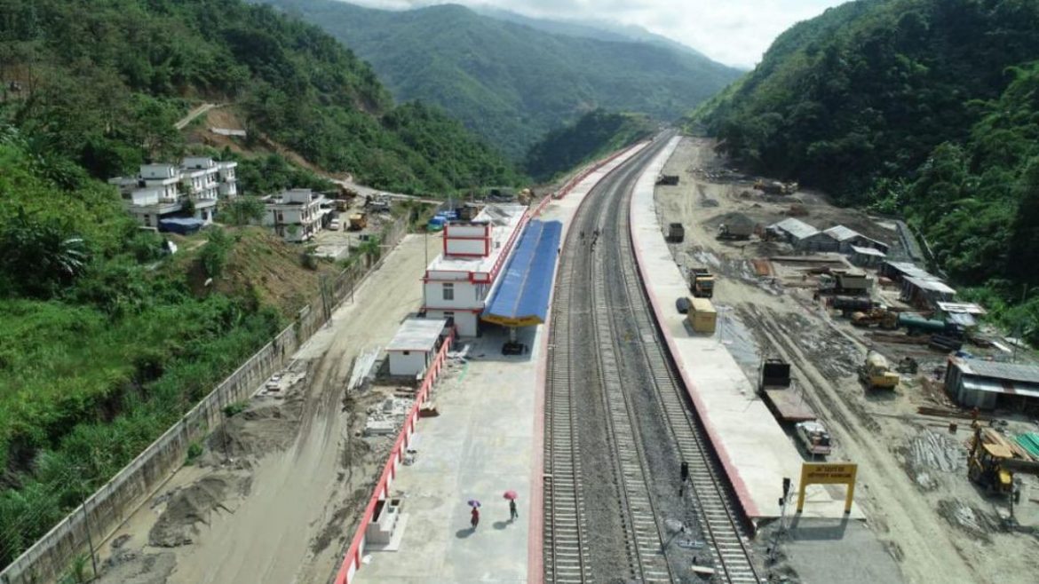 Jiribam-Imphal Railway Project 