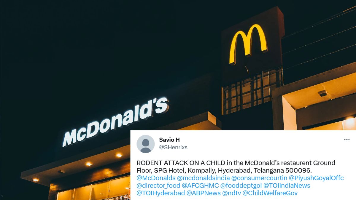 8-Year-Old Attacked By A Rodent In Hyderabad’s McDonald’s Outlet. This Twitter Video Will Leave You In Shock!