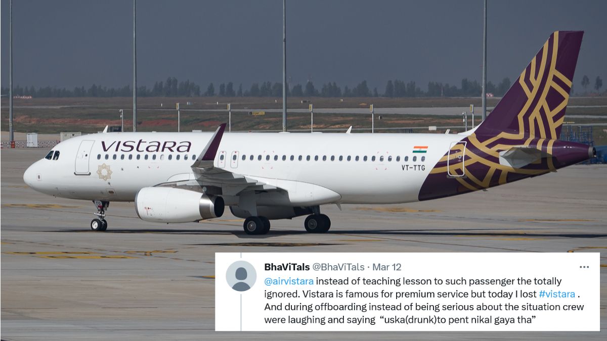 Vistara: Man Complains About Drunk Passengers Harassing Women On Flight; Says Crew Ignored The Situation & Made Jokes