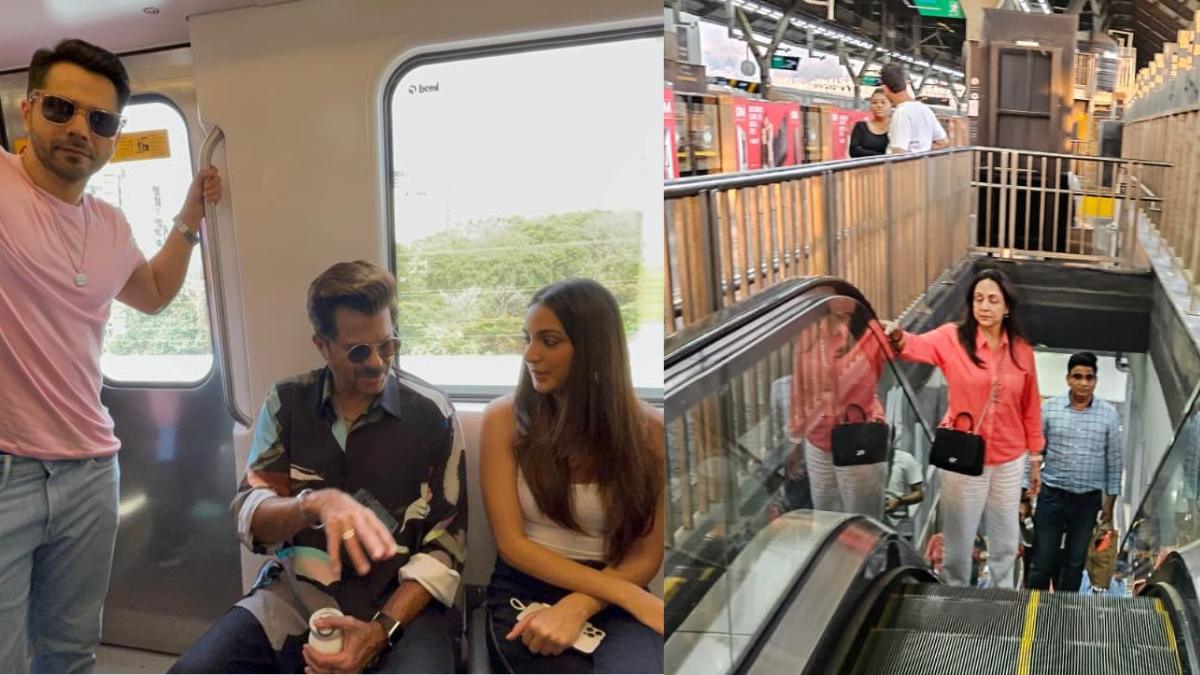 Celebs in Mumbai Metro