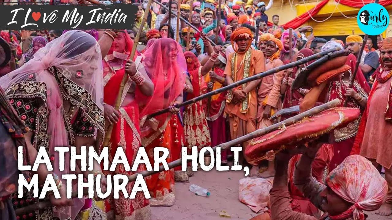 Women Beat Men With Sticks In Lathmaar Holi, Mathura | I Love My India Ep 71