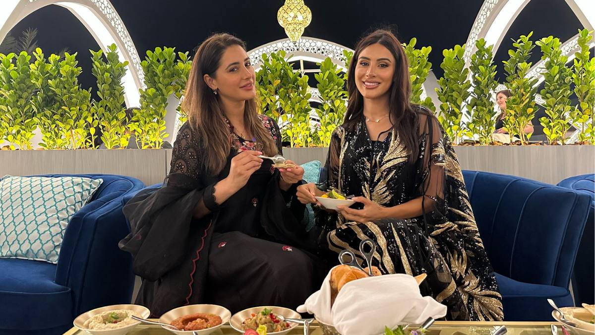 Nargis Fakhri Met Deana Uppal At Atlantis, The Palm, For Her First Ever Iftar Dinner