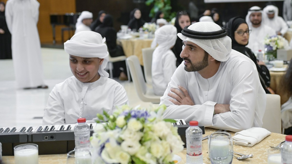 Prince Hamdan Attends Iftar Banquet With Autistic Children & The Pics Are Heartwarming