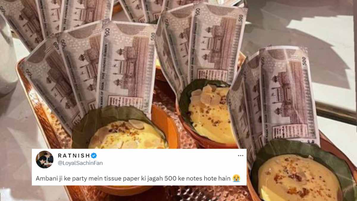 Daulat Ki Chaat With ₹500 Notes Has Tweeple Asking ‘What In The Ambaniverse Is This?’