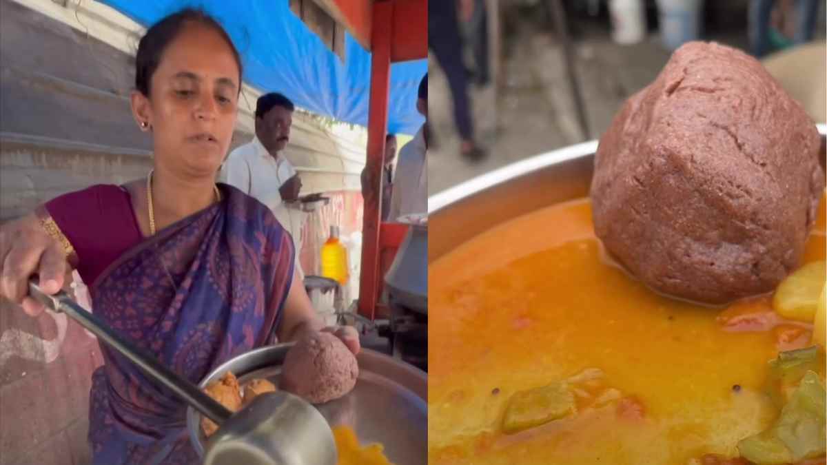 This Street Food Vendor In Bangalore Makes Fresh Ragi Mudde & Celebrates The Year Of Millets 