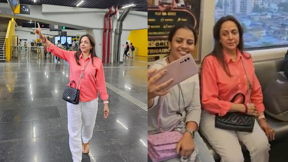 Hema Malini Travels By Mumbai Metro & Leaves Passengers Starstruck. Watch!