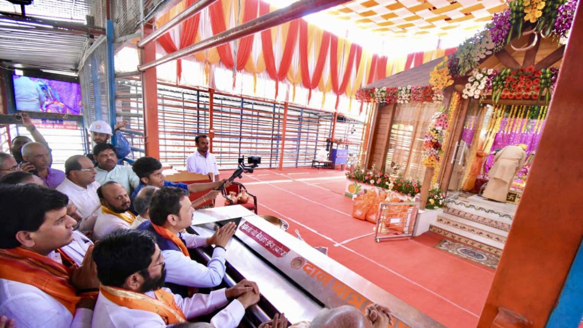 How Does Ram Mandir Ayodhya Look From Above? Deputy CM Devendra Fadnavis Shares Video