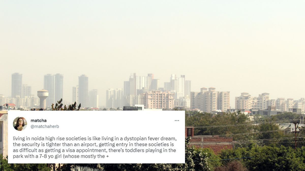 Man Compares Life In Noida High Rise Societies To Dystopian Dream; Sparks Twitter Debate