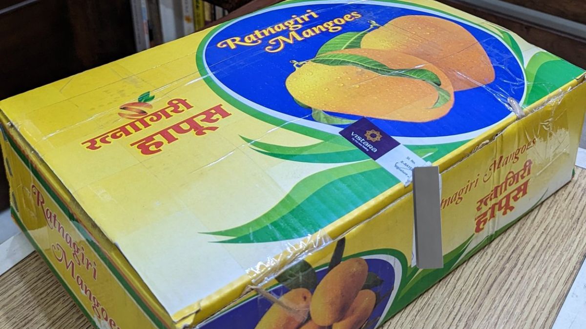 Vistara mangoes