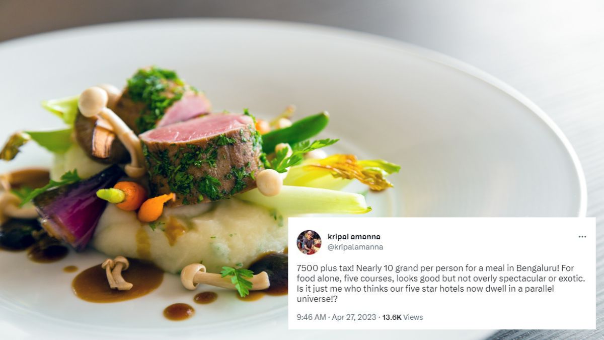 B’lore Food Blogger Kripal Amanna Rants About Overly Expensive Food In 5-Star Hotels; Netizens Agree