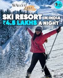 India’s Most Luxurious Ski Resort Experience In Kashmir ₹4.5 Lakhs