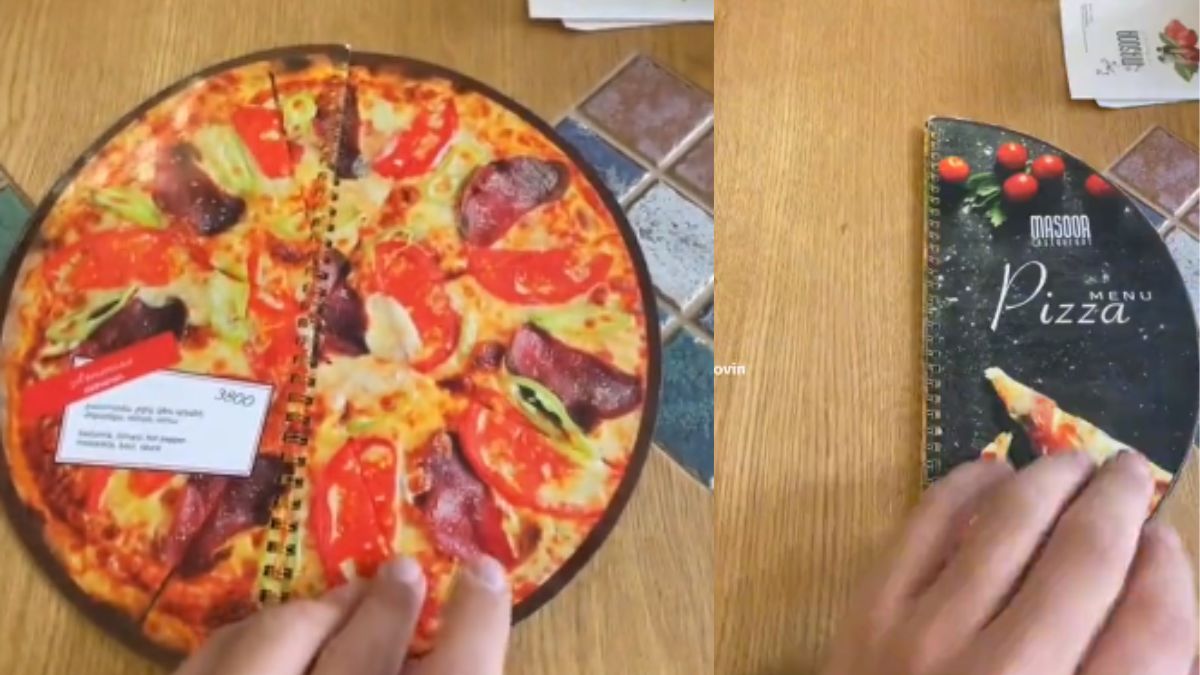 Round Pizza In Square Box? Netizens Are Impressed To See Round Pizza Menu Instead Of A Square One