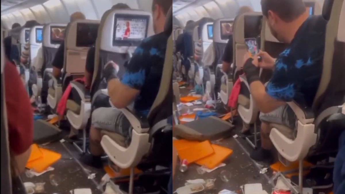 March Plane Turbulence Video Goes Viral Now, Netizens Shocked To See What Happened Inside It