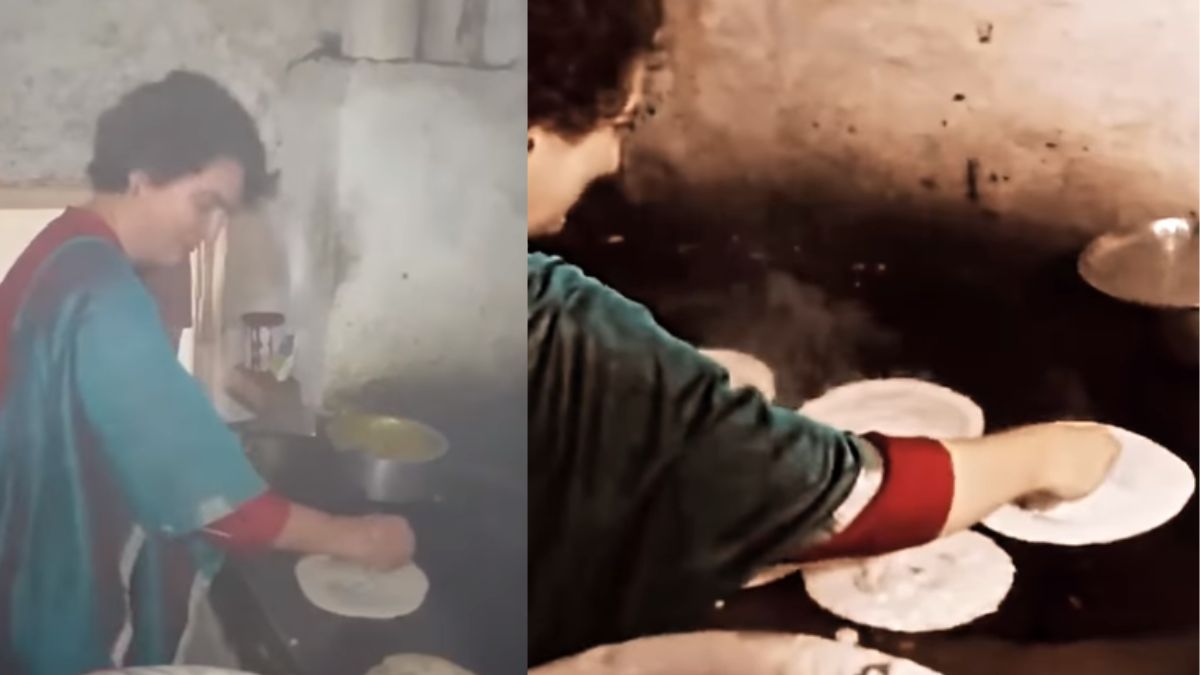 Priyanka Gandhi Tries Her Hand At Making Dosas At This Iconic Mysuru Restaurant  