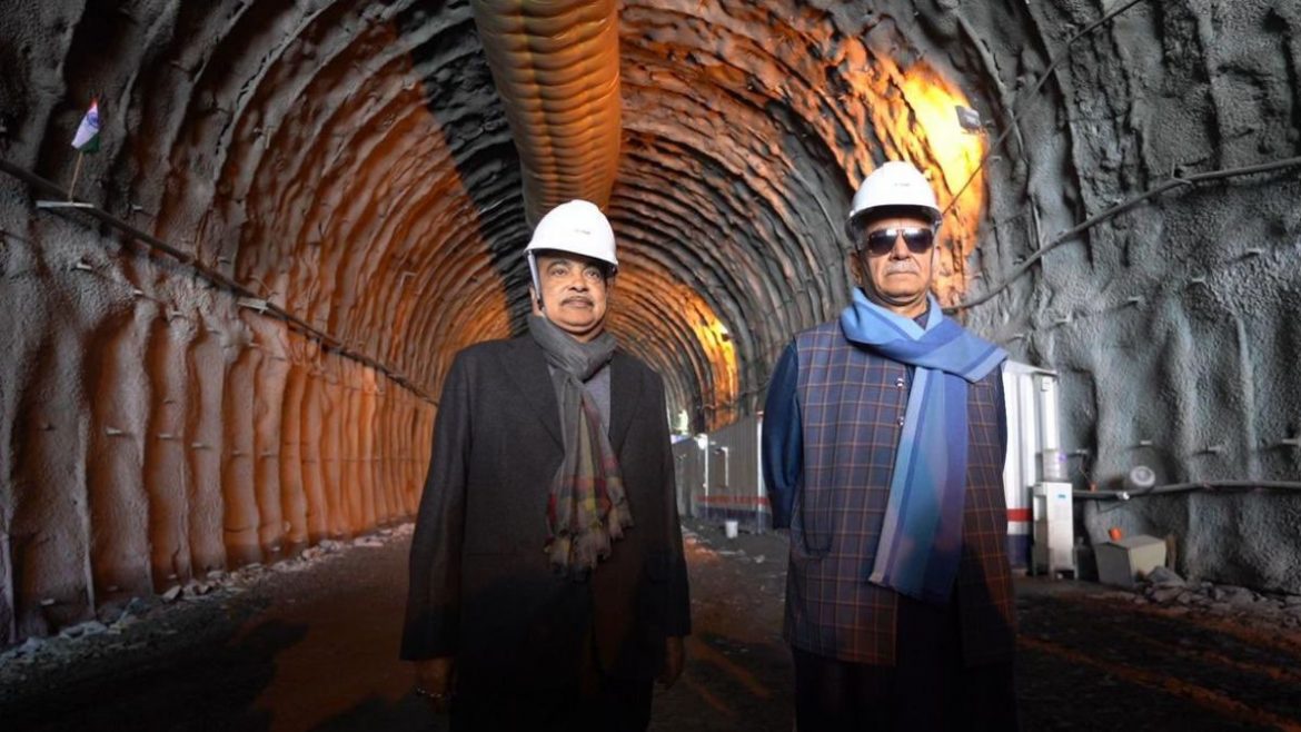 Nitin Gadkari Shares Glimpses Of ZojiLa Tunnel, Asia’s Longest Tunnel