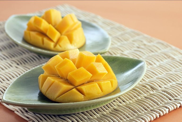Chemically ripened mangoes
